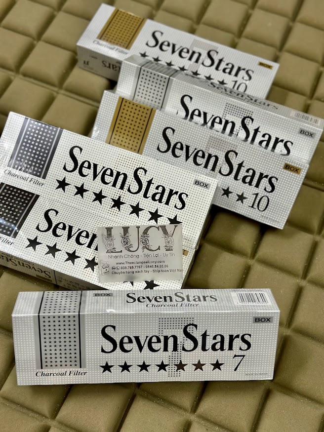 Thuốc lá Seven Star, Seven Star, Thuốc lá Seven Star Nhật Bản, Seven Star Nhật Bản, thuốc lá 7 viên ngọc, thuốc lá 7 ngôi sao, thuốc lá Seven Star Charcoal Filter, Thuốc lá Seven Star Soft pack, thuốc lá Seven Stả gói cứng, thuốc lá