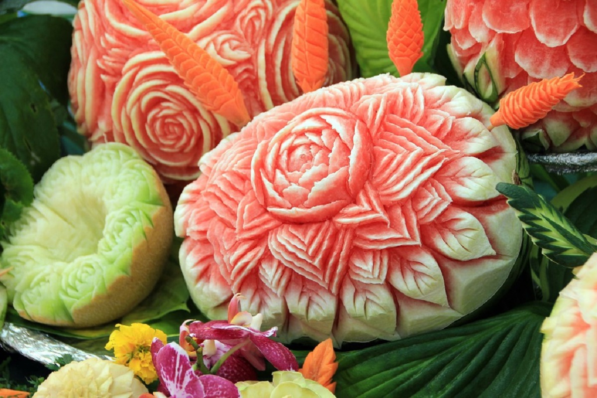 Fruit and vegetable sculpture - 93 ideas and instructions for beginners Vegetabl