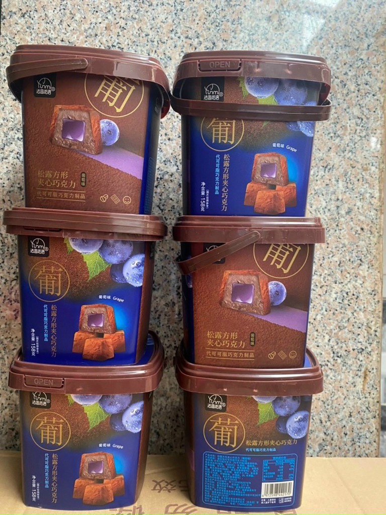 Socola đen nhân kẹo dẻo