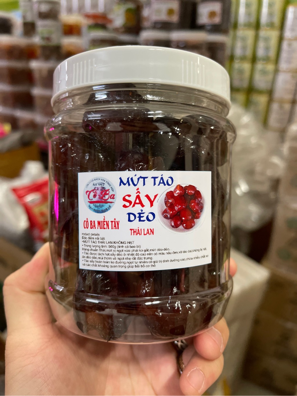 Mứt Táo sấy dẻo Thái Lan