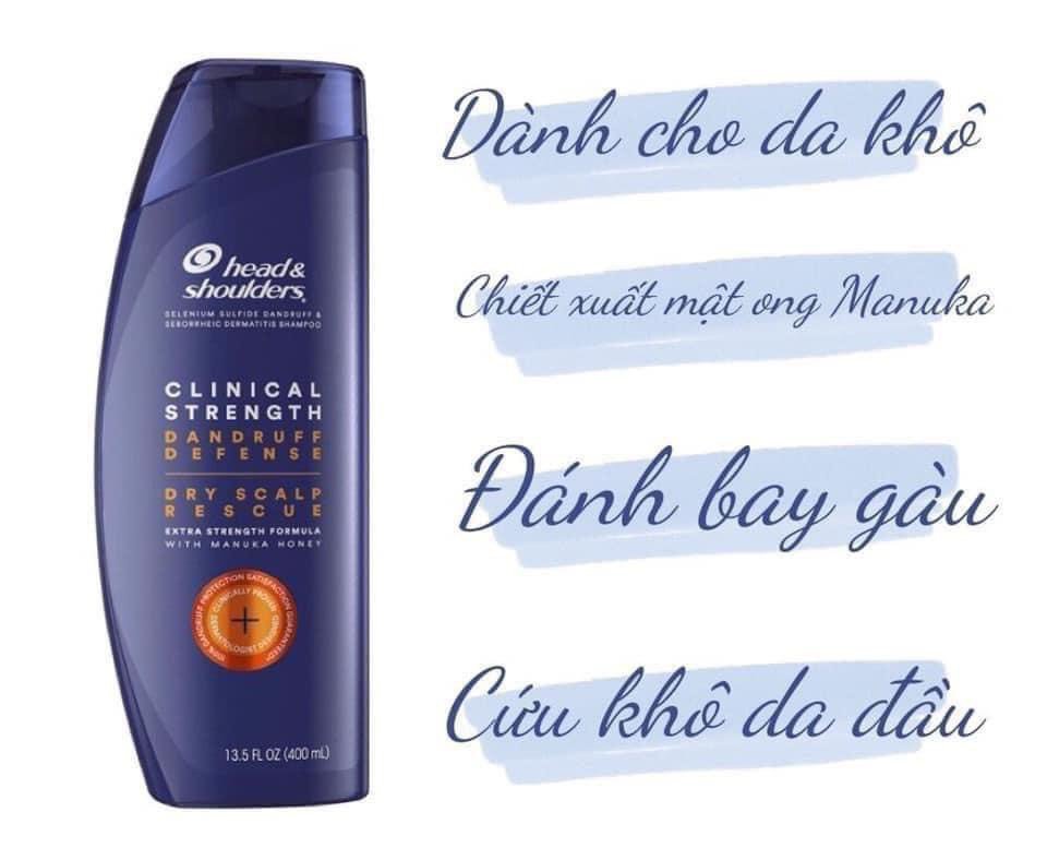 Màu xanh Dầu gội head thuốc đặc trị gàu