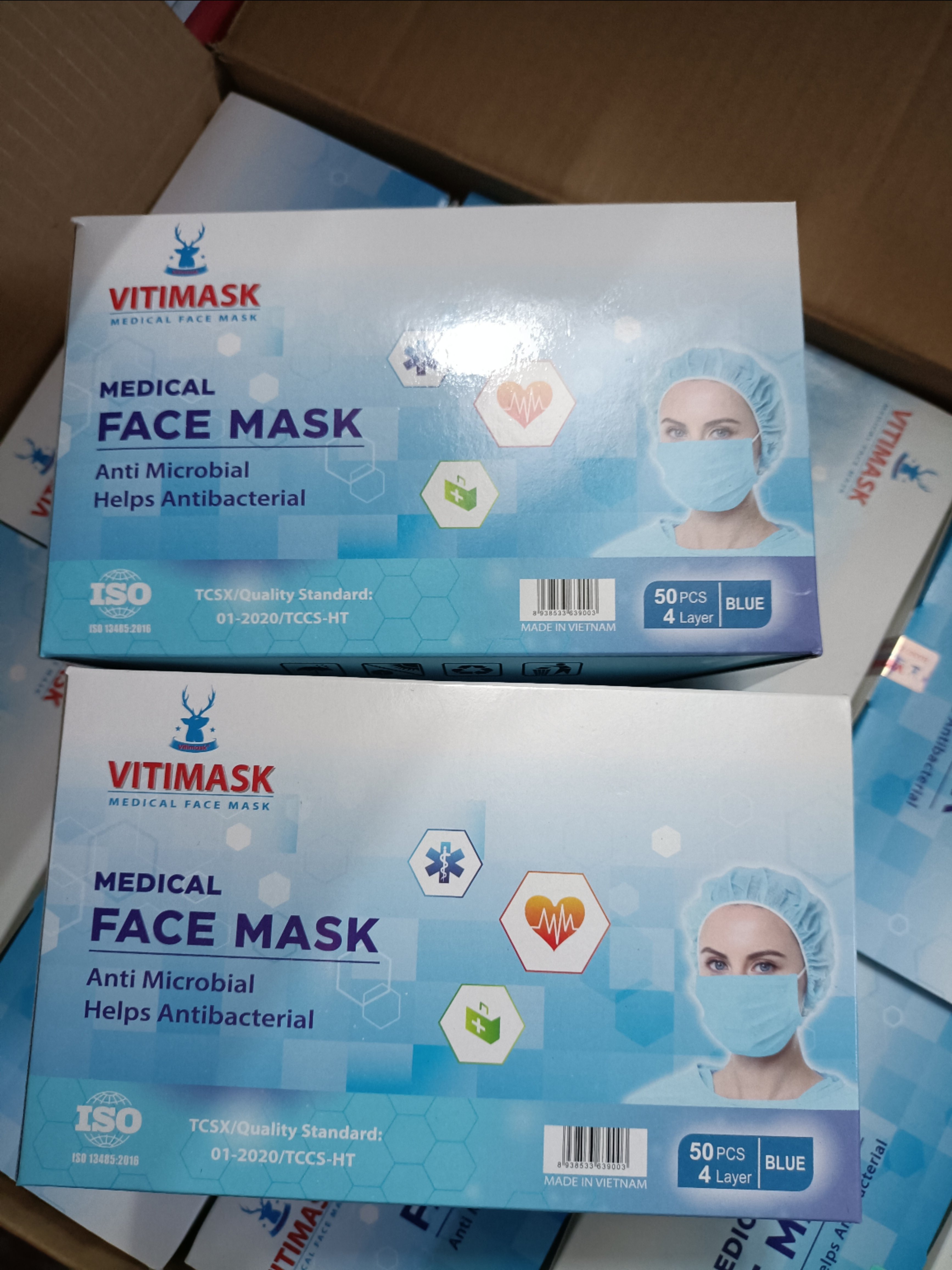 Khẩu trang y tế xanh