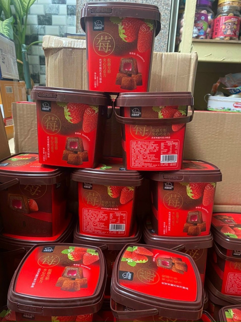 Socola đen nhân kẹo dẻo