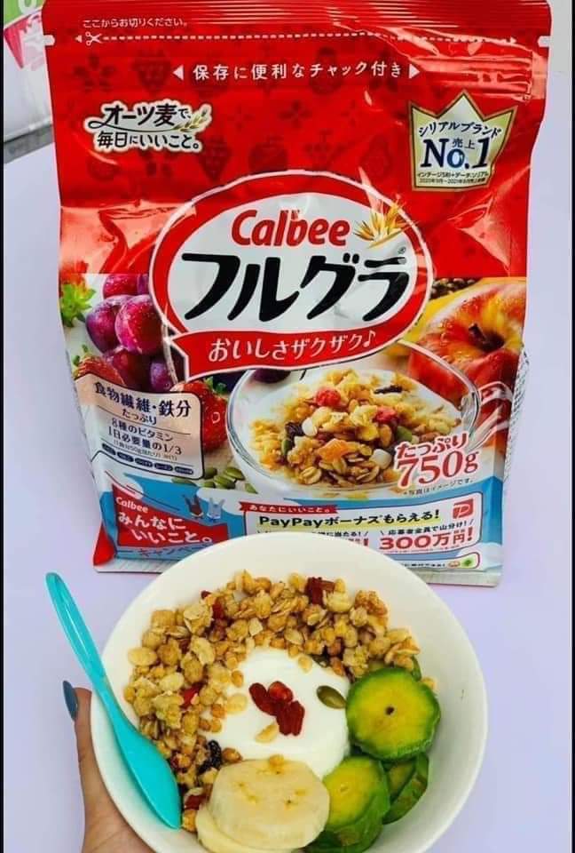 Ngũ cốc Nhật Calbee 750gr