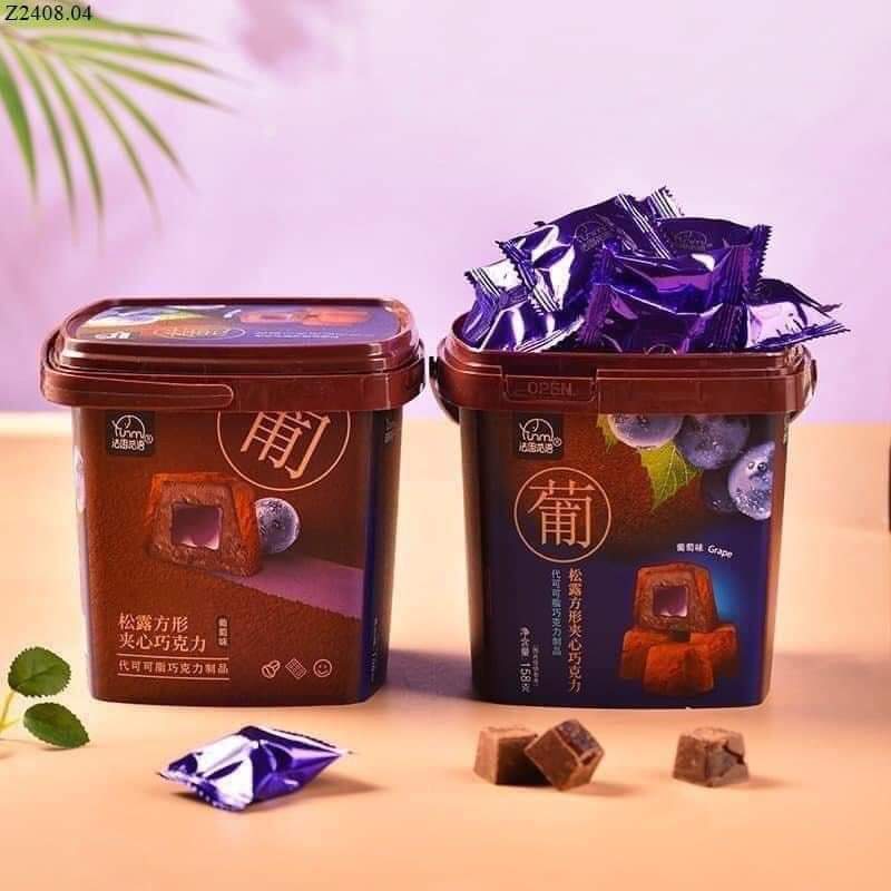 Socola đen nhân kẹo dẻo