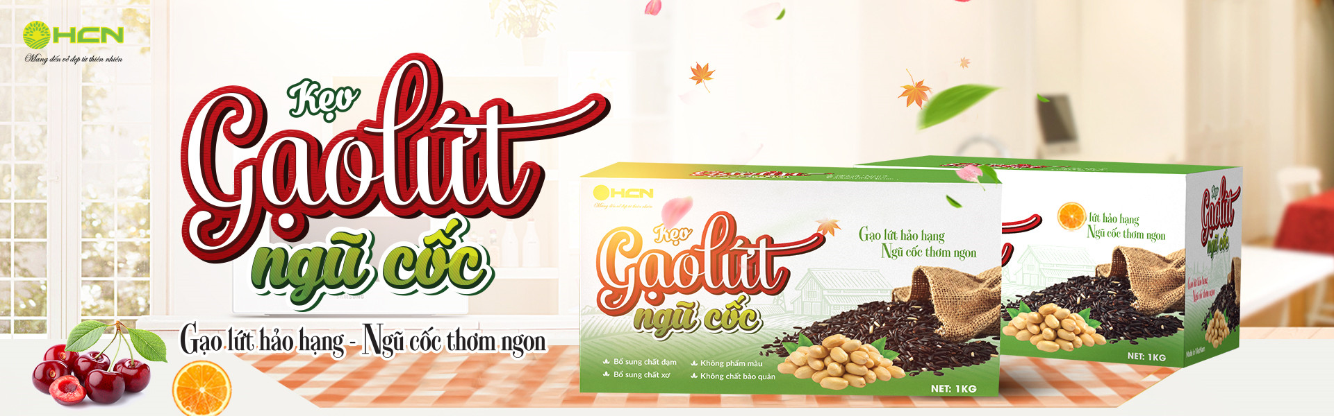 Kẹo gạo lứt ngũ cốc