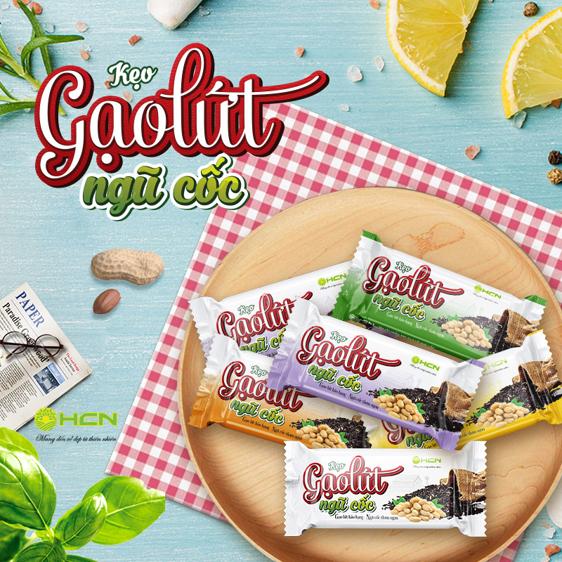 Kẹo gạo lứt ngũ cốc