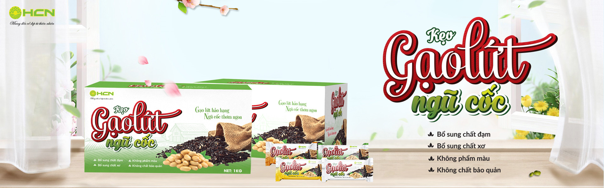 Kẹo gạo lứt ngũ cốc