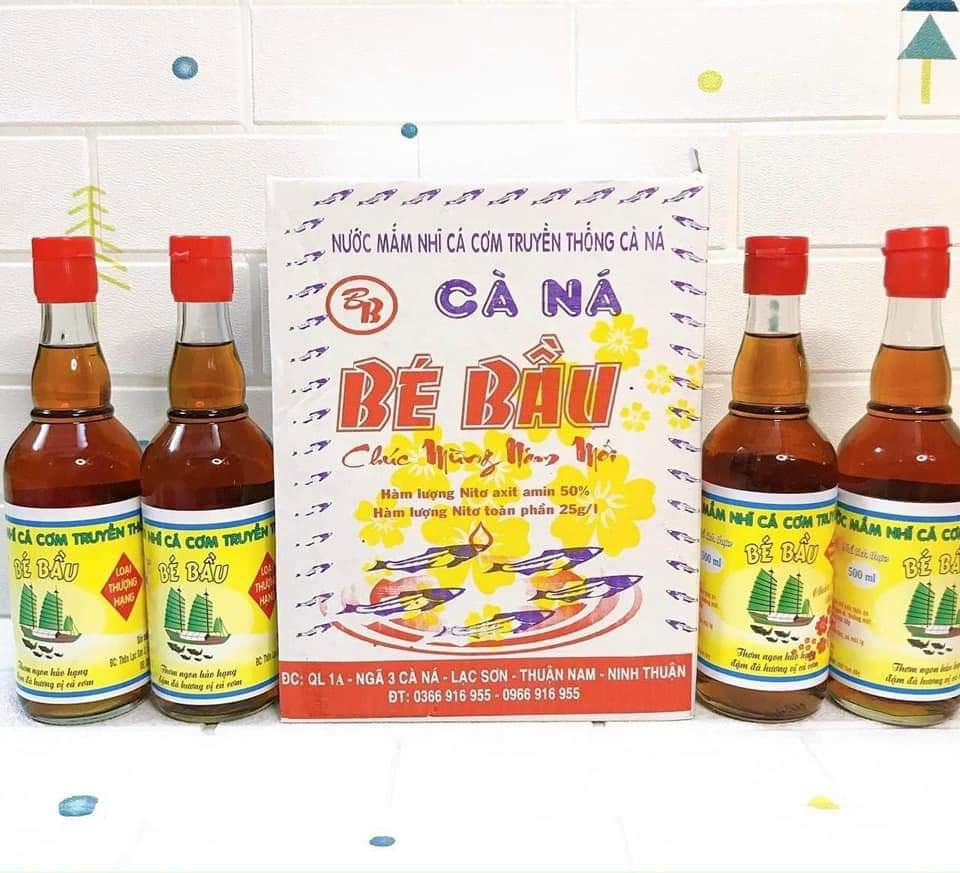 Nước mắm nhỉ Bé Bầu (thùng 6 chai)