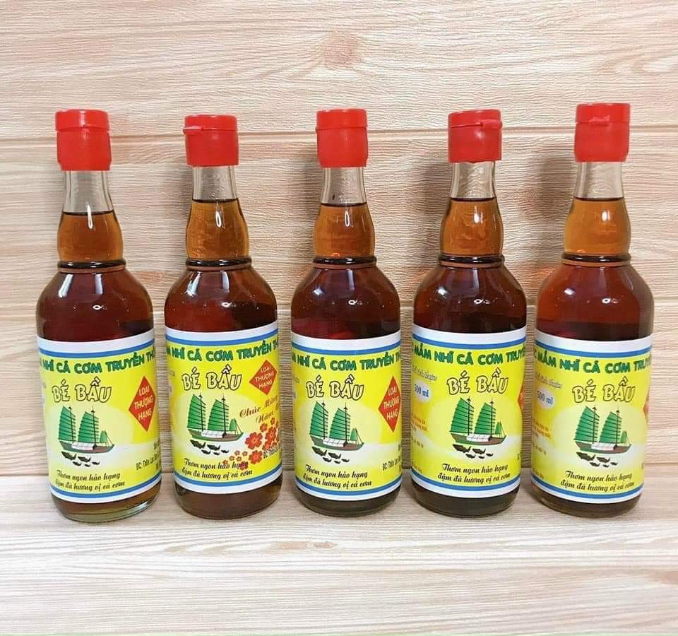 Nước mắm nhỉ Bé Bầu (thùng 6 chai)