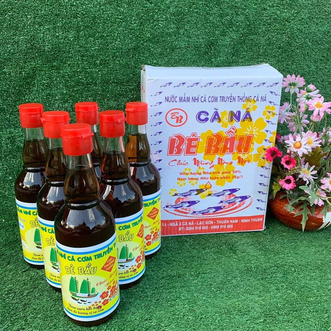Nước mắm nhỉ Bé Bầu (thùng 6 chai)