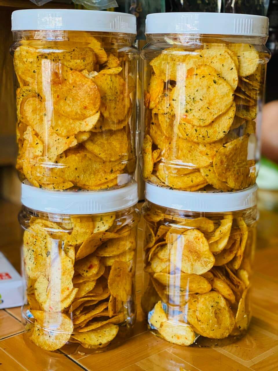 Khoai tây mắm rong biển