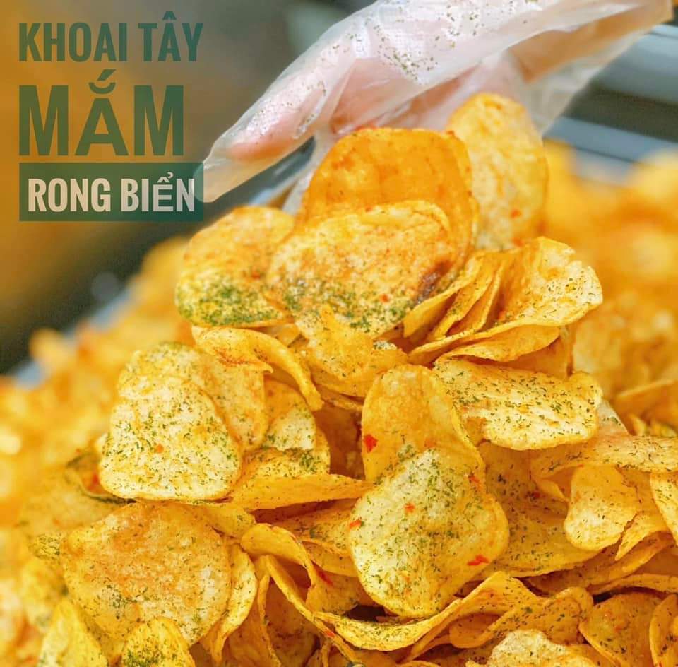 Khoai tây mắm rong biển