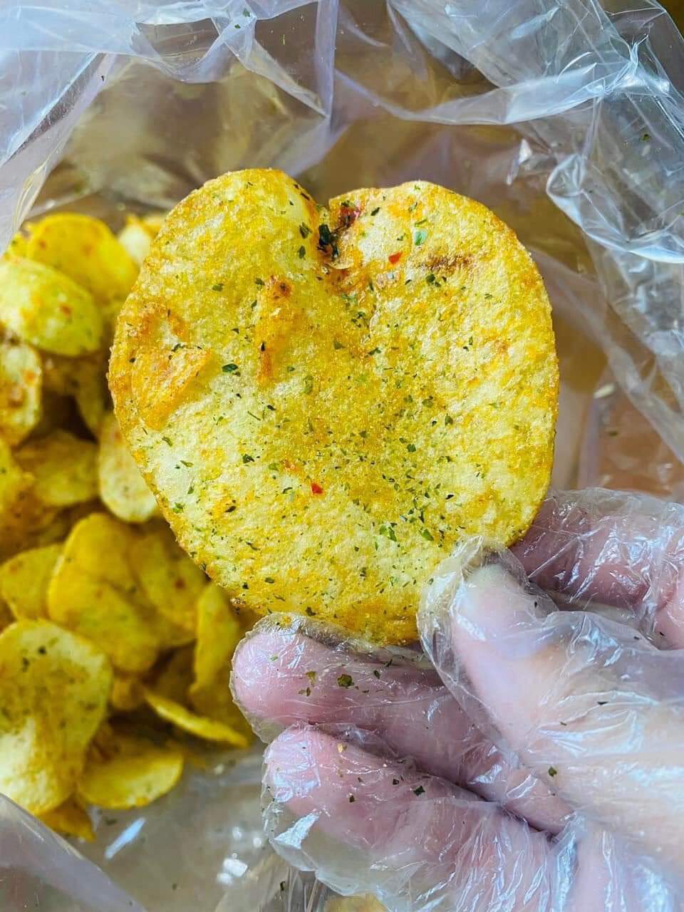 Khoai tây mắm rong biển