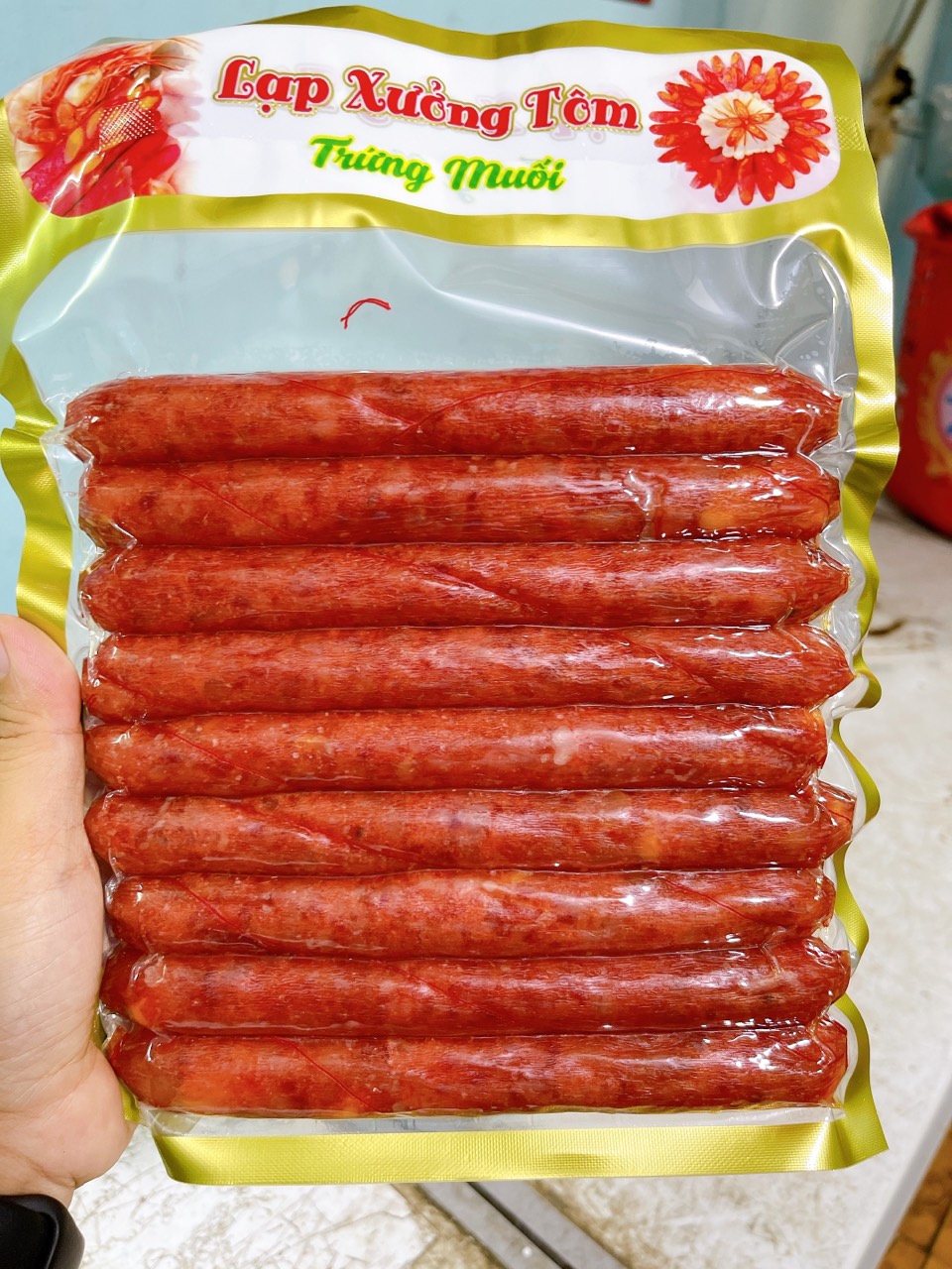 Lạp tôm trứng muối