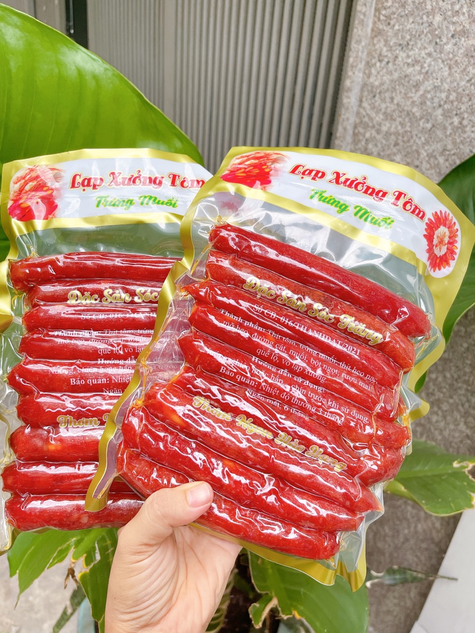 Lạp tôm trứng muối