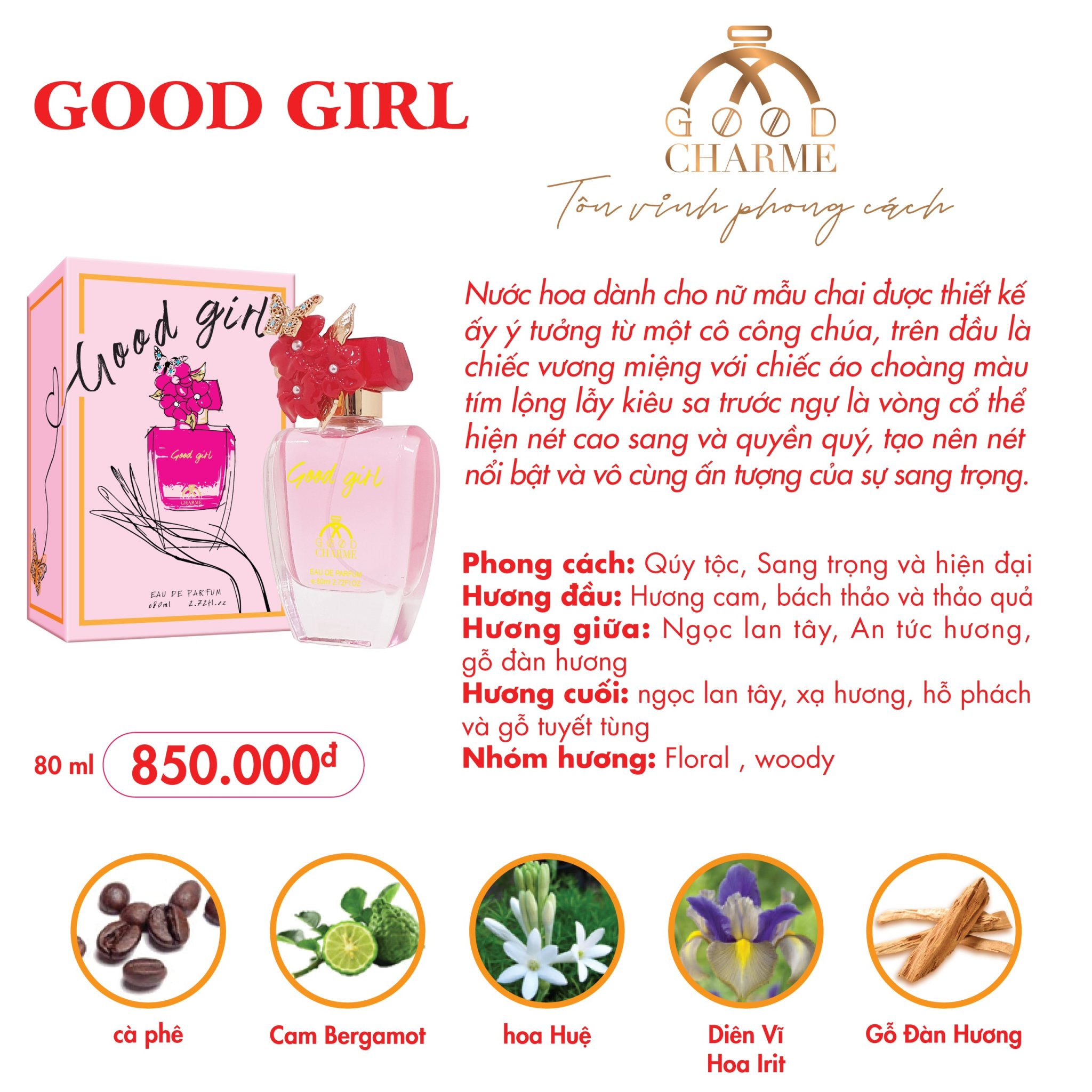 Nước hoa Good Charme GOOD GIRL