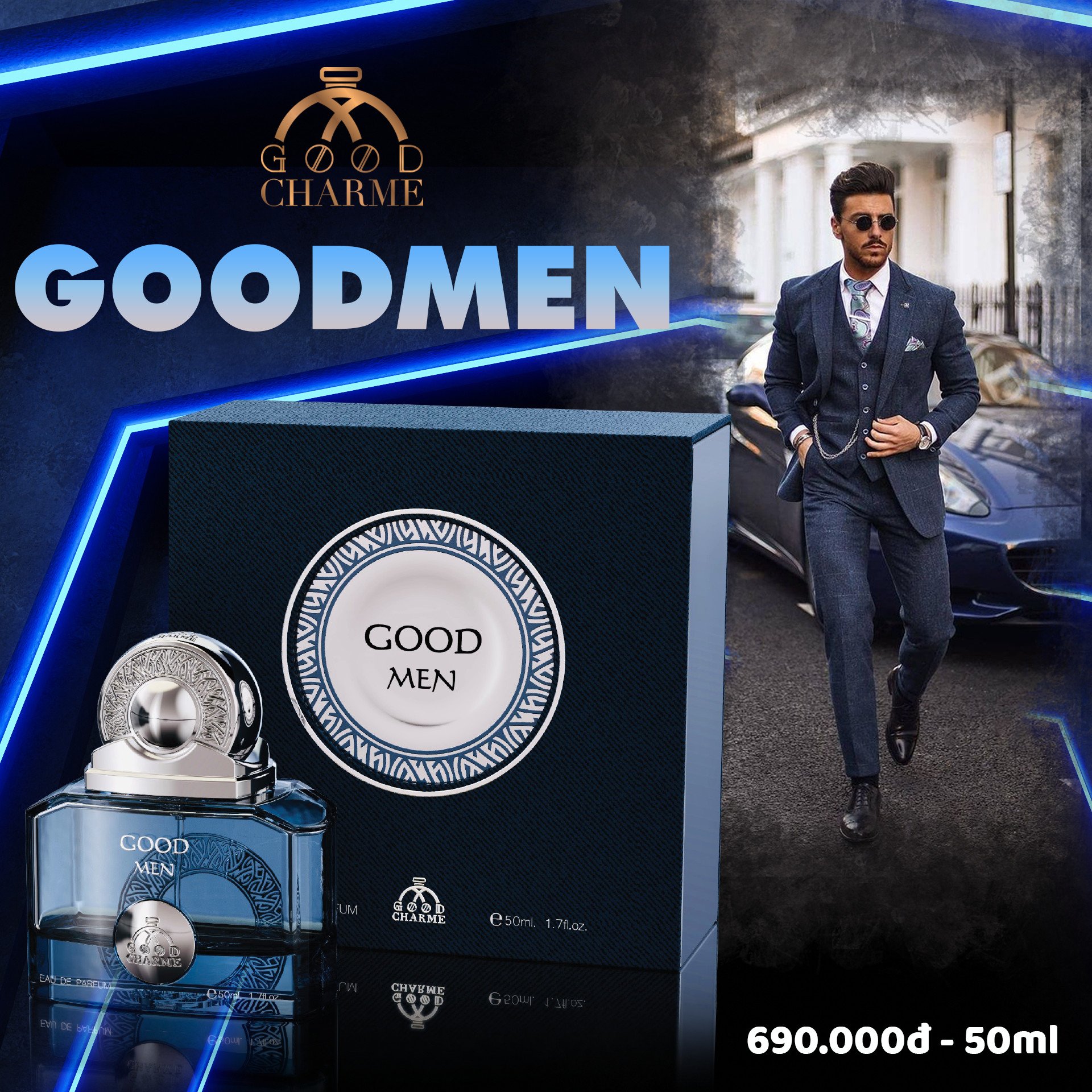 Nước hoa Good Charme GOOD MEN XANH