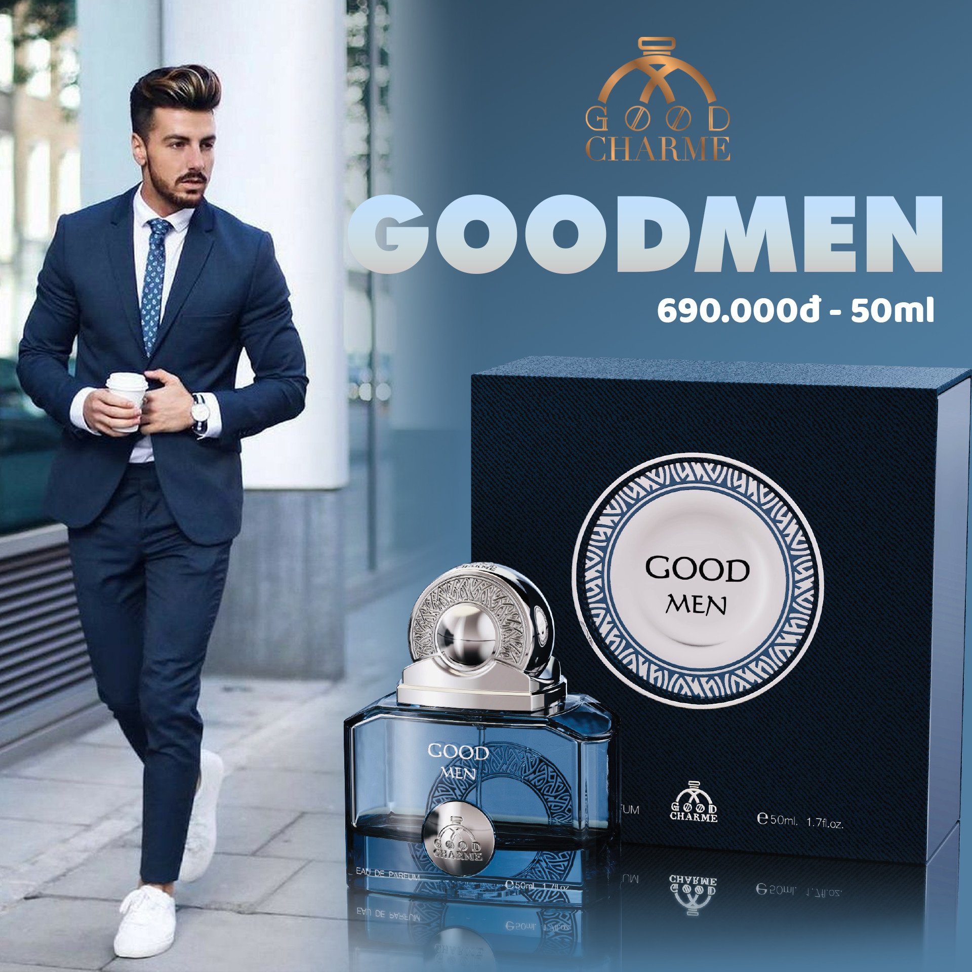 Nước hoa Good Charme GOOD MEN XANH