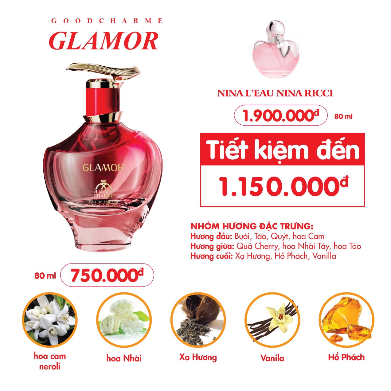 Nước hoa Good Charme GLAMOR