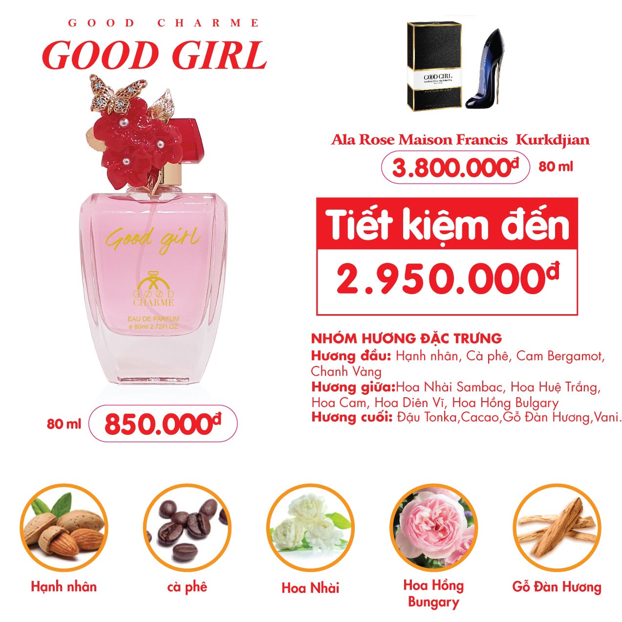 Nước hoa Good Charme GOOD GIRL