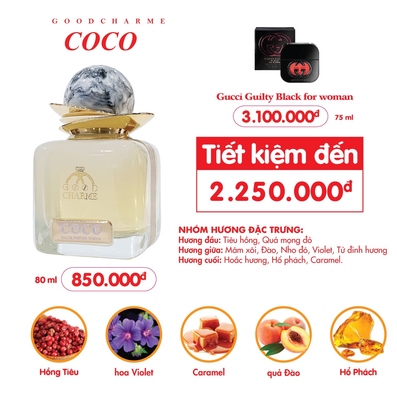 Nước hoa Good Charme COCO TRẮNG