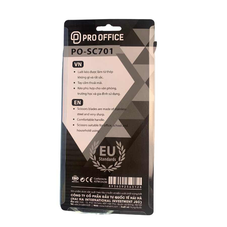 Kéo nhựa cắt giấy Pro Office SC701 - Đối tác đáng tin cậy cho công việc ...