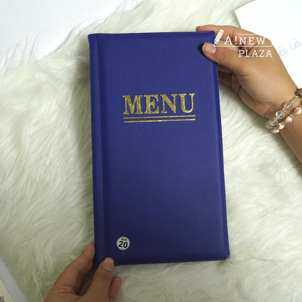 Menu Thực Đơn Bìa Da 40 Trang – Sự Lựa Chọn Hoàn Hảo Cho Không Gian Sang Trọng