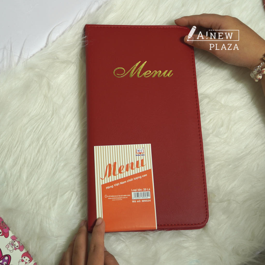 Menu Thực Đơn 40 Trang MN534: Sự Lựa Chọn Tinh Tế Cho Phong Cách Phục Vụ Chuyên Nghiệp