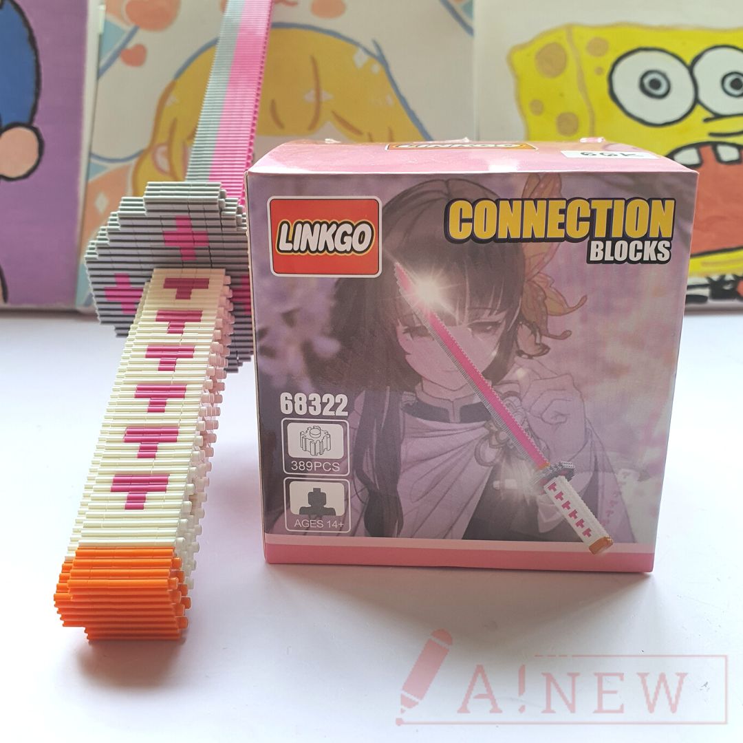 XINZvn  Đồ Chơi Thông Minh  Lego Mô Hình Lắp Ráp Kiếm Nhật Katana  Kimetsu no Jaiba Zoro One Pice