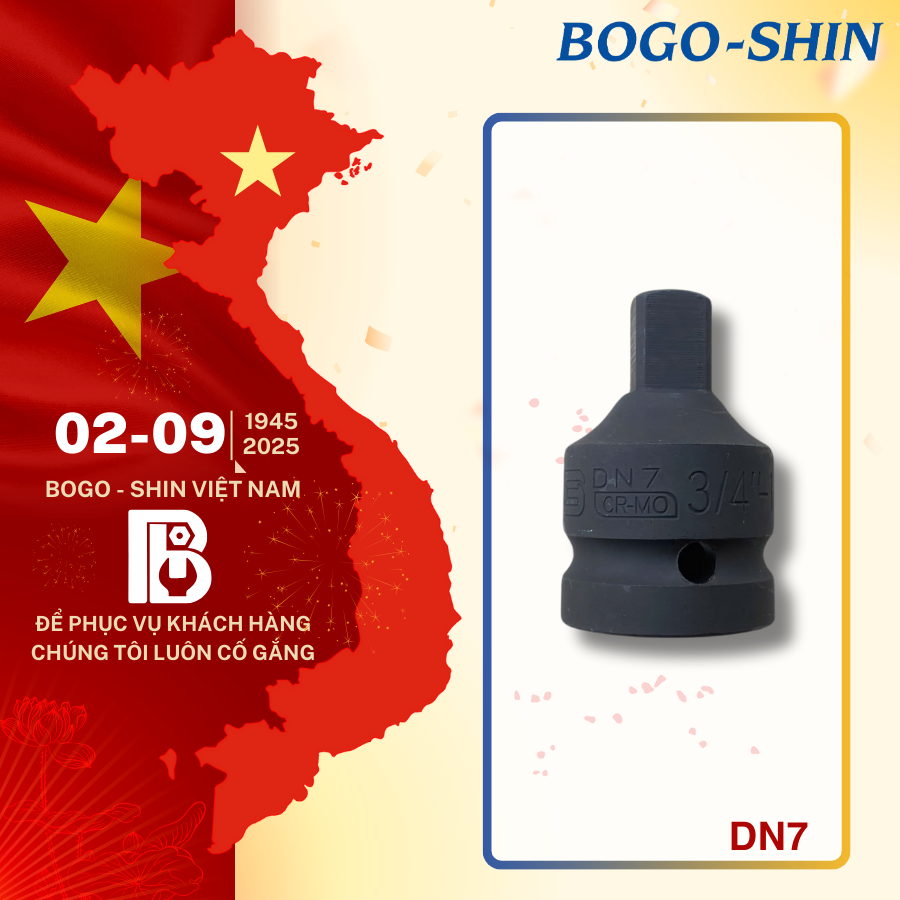 Đầu chuyển khẩu BOGO-SHIN 3/4 sang 1/2