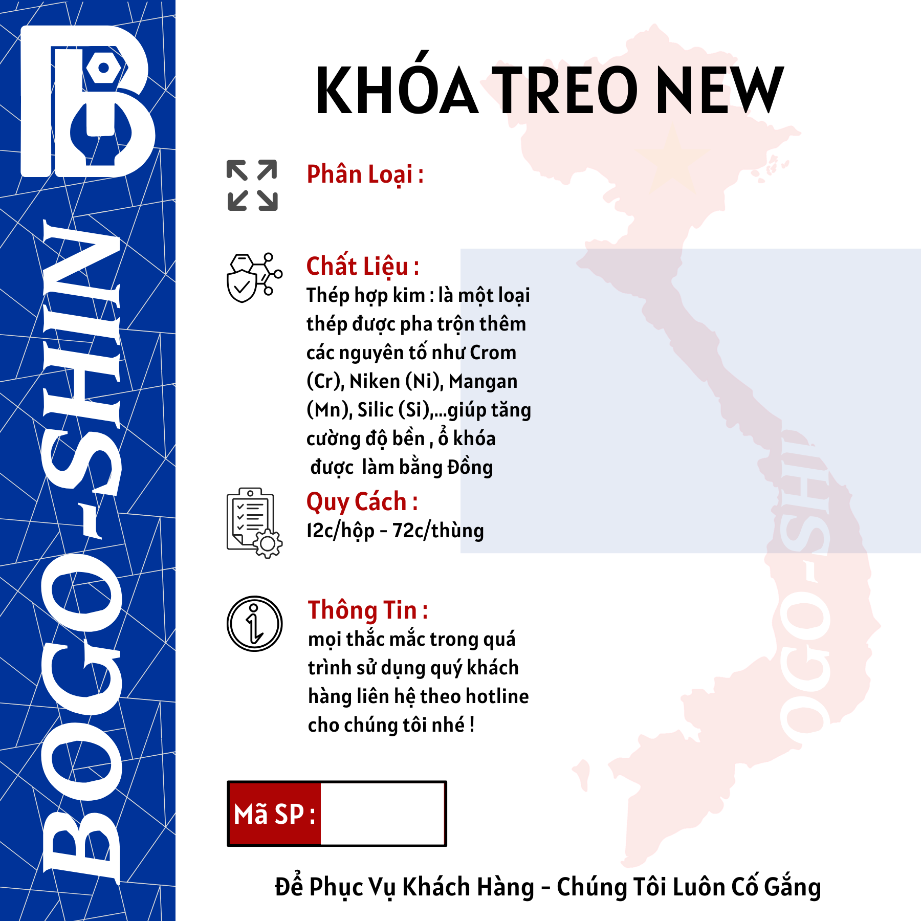 Khóa Treo New Bogo-Shin