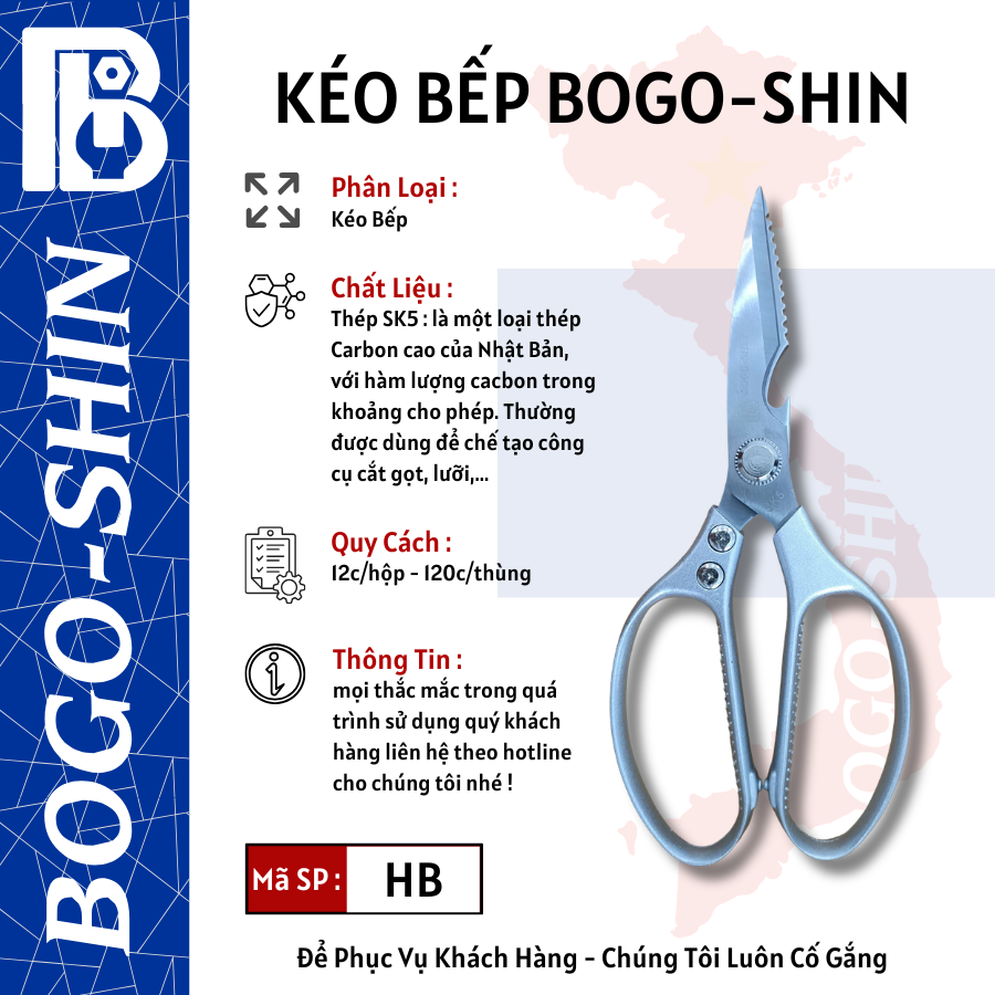 Kéo Bếp Bogo-Shin