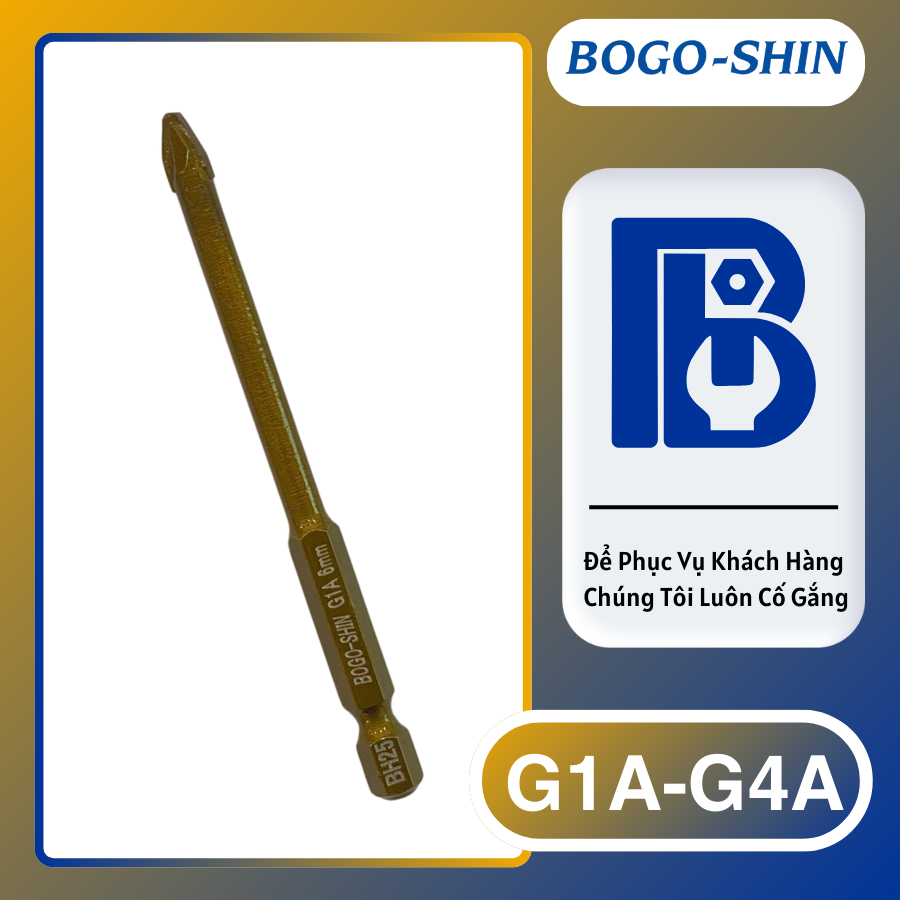 Mũi Khoan Đa Năng Lệch Tâm BOGO-SHIN 2 Cạnh 6mm - 12mm