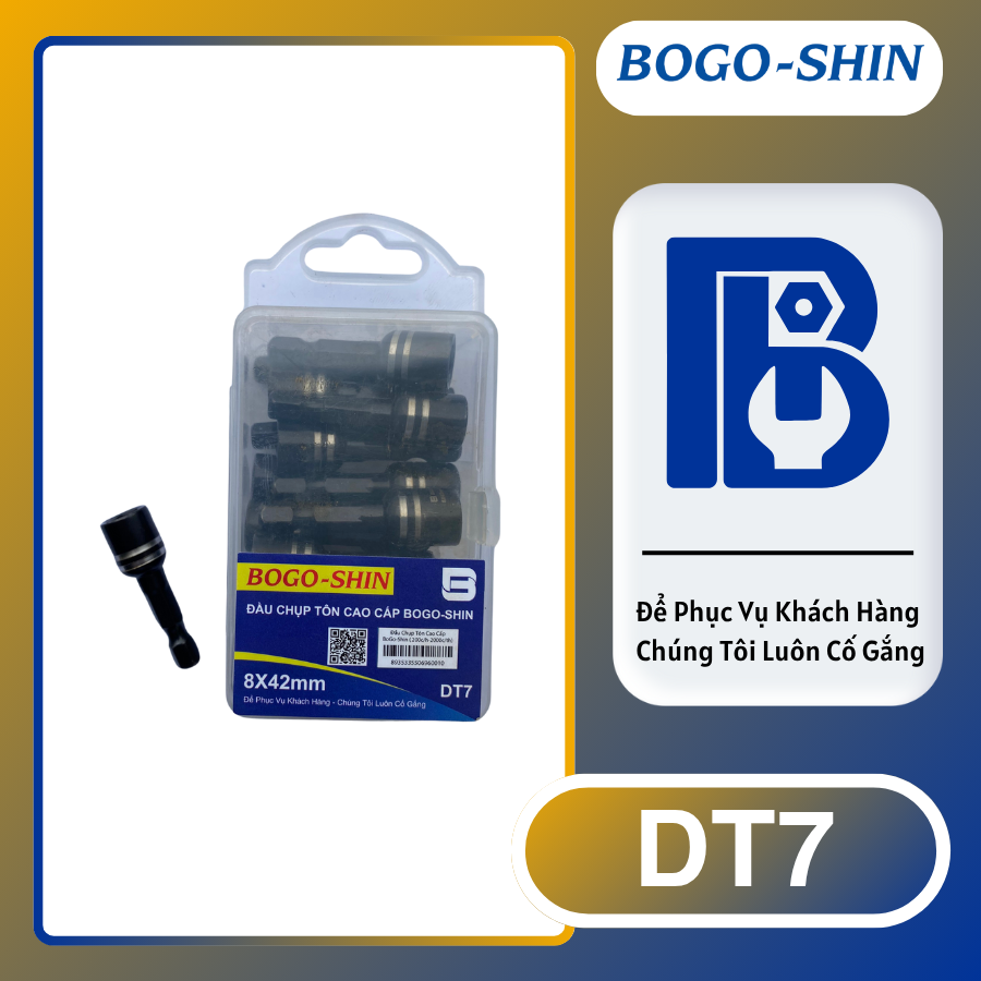 Đầu Chụp Tôn BOGO-SHIN Cao Cấp 8mm