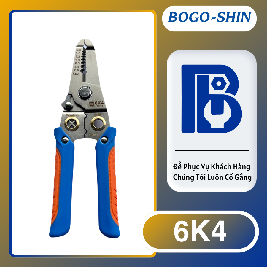 Kìm Cắt Tuốt Đa Năng 7.5 BOGO-SHIN