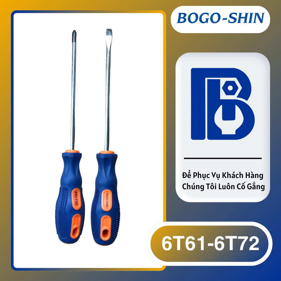 Tô Vít Cao Cấp BOGO-SHIN 2 Cạnh, 4 Cạnh 6x150mm, 6x200mm