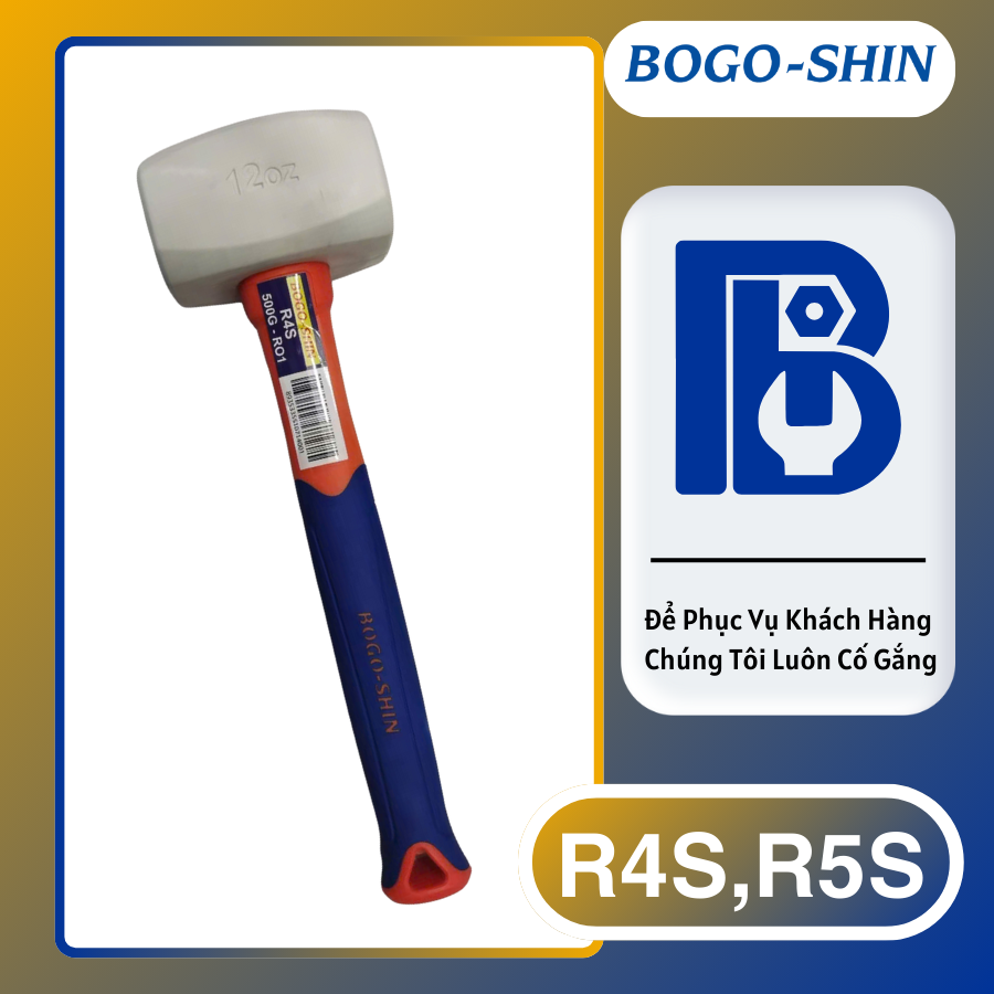 Búa Cao Su Cao Cấp 500g và 700g BOGO-SHIN