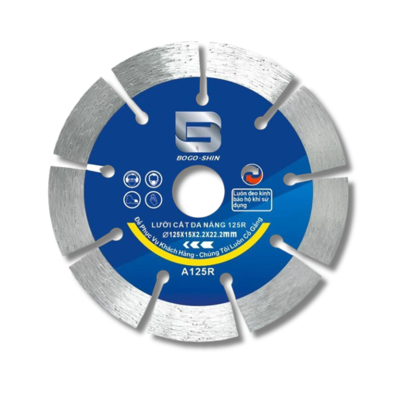 Lưỡi Cắt Gạch BOGO - SHIN  125mm Răng