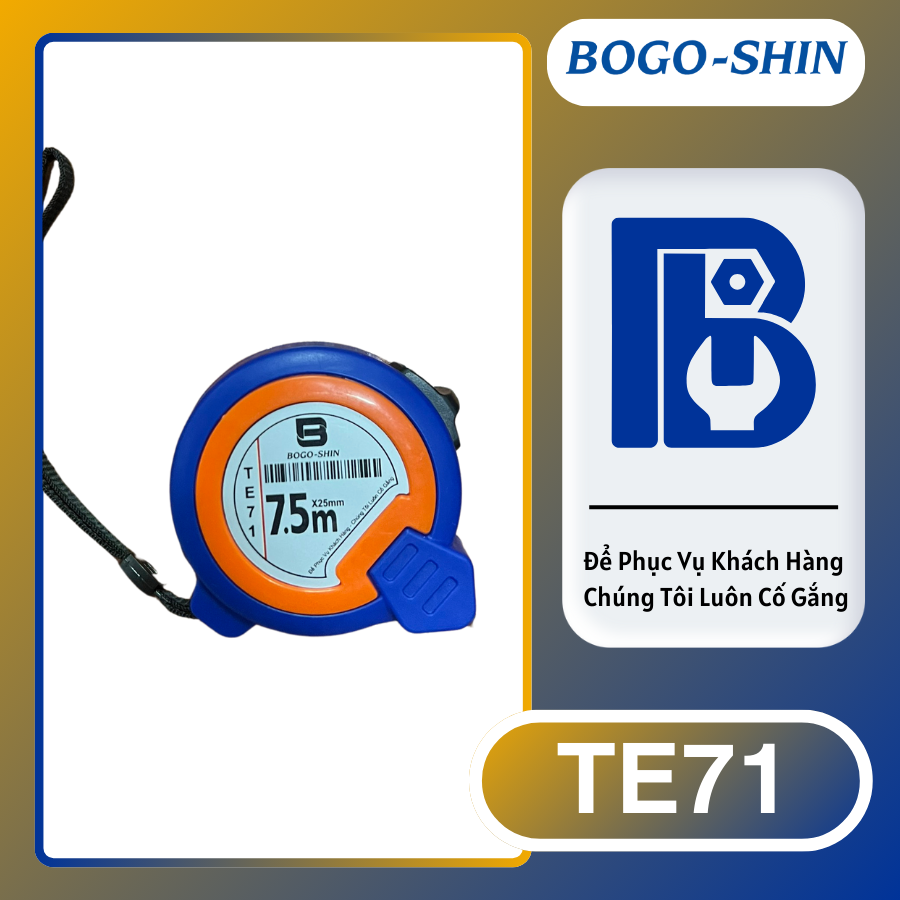 Thước BOGO-SHIN 1 Mặt, 2 Mặt 5M,7M,10M