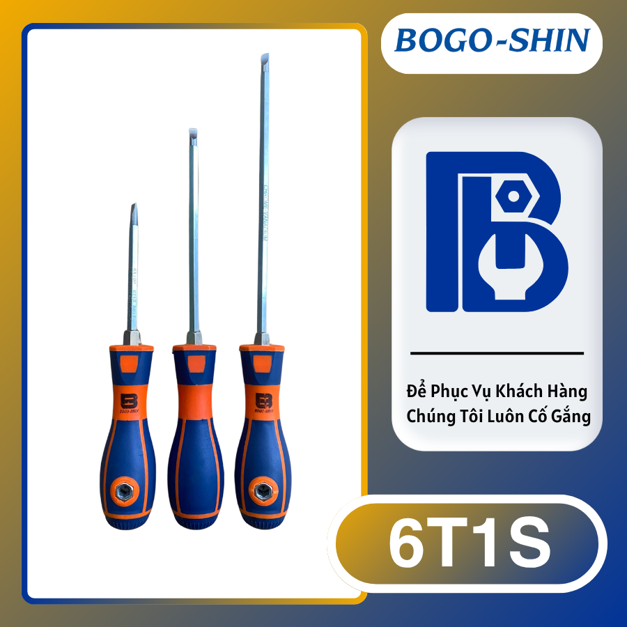 Tô VíT Đảo Đầu BOGO-SHIN Cao Cấp 6x100mm, 6x150mm, 6x200mm