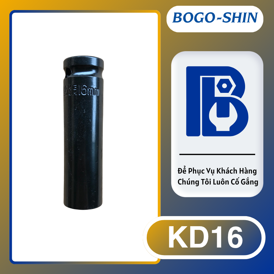 Đầu Khẩu Dài (1/2) BOGO-SHIN 16x80mm - 16x32mm