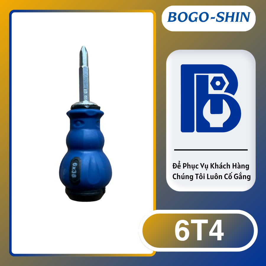 Tô Vít Đảo Đầu Quả Đấm BOGO-SHIN 6x38mm