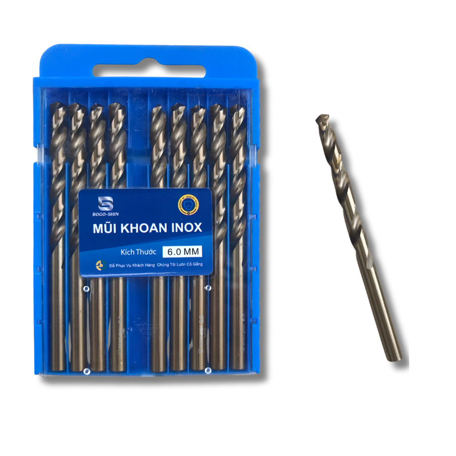 Mũi Khoan Inox Đặc Chủng (S) BOGO - SHIN 1mm - 16mm