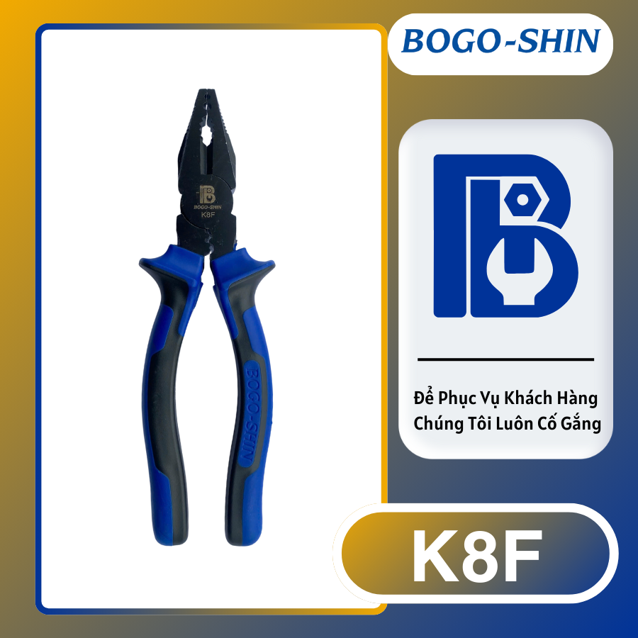 Kìm Điện Đa Năng 8x200mm BOGO-SHIN