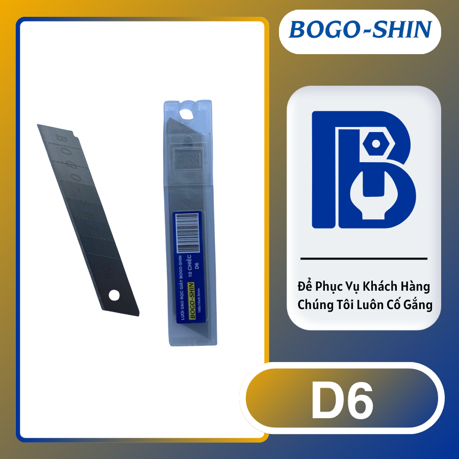 Lưỡi dao Rọc Giấy BOGO-SHIN 100x18x0.5MM