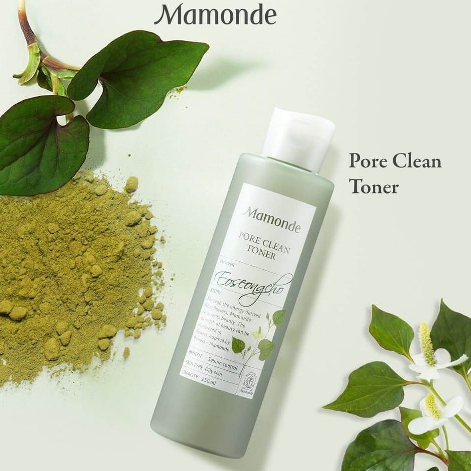 Toner Mamonde Rau Diếp Cá, Hoa Hồng 250ML - Nước hoa hồng Mamonde Rau Diếp Cá, Hoa Hồng 250ML