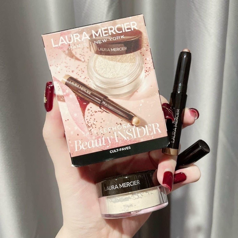 Set phấn phủ LAURA MERCIER mini