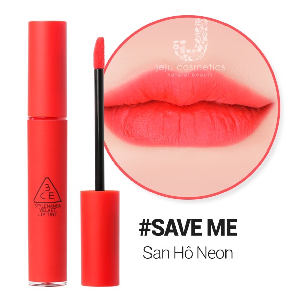 Son Kem Lì 3CE Mịn Màng Như Nhung 3CE Velvet Lip Tint 4g | Official Store Lip Make up Cosmetic