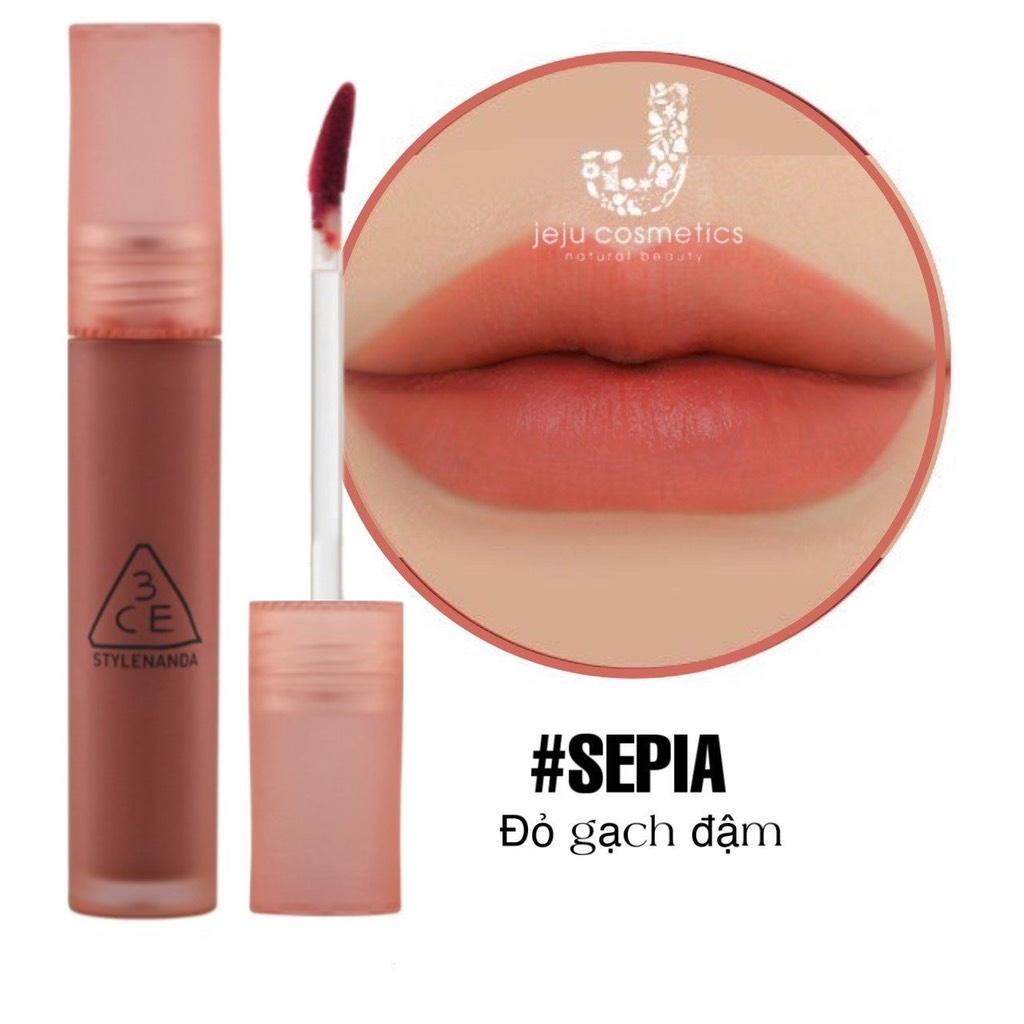 Son Kem Lì 3CE Mịn Màng Như Nhung 3CE Velvet Lip Tint 4g | Official Store Lip Make up Cosmetic